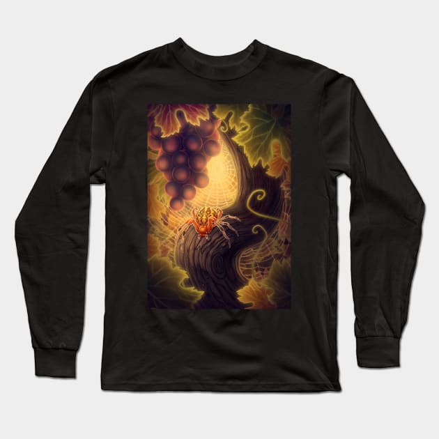 Marbled Orb Weaver Long Sleeve T-Shirt by DoomedDreamer